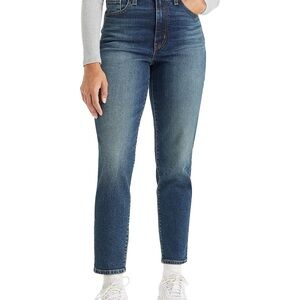 High-Rise Straight Leg Women’s Jeans - Blue